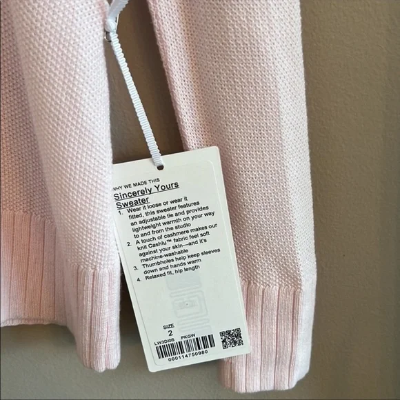 Lululemon Sincerely Yours Sweater NWT - Picture 5 of 6